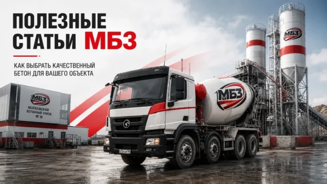Полезные статьи МБЗ — как выбрать качественный бетон